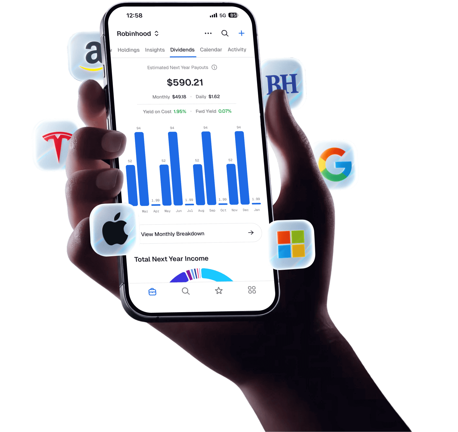 Stock Unlock mobile app