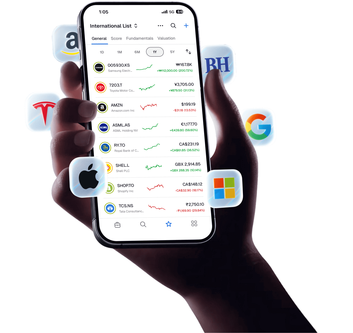 Stock Unlock mobile app